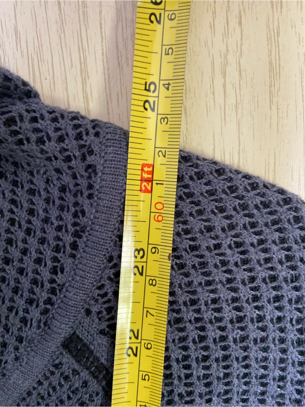 Title Nine SMALL Blue Grey Textured Hooded Full Zip Sweatshirt Mobetta Open - Picture 10 of 12